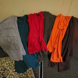 Plus size cardigan bundle (6 cardigans)